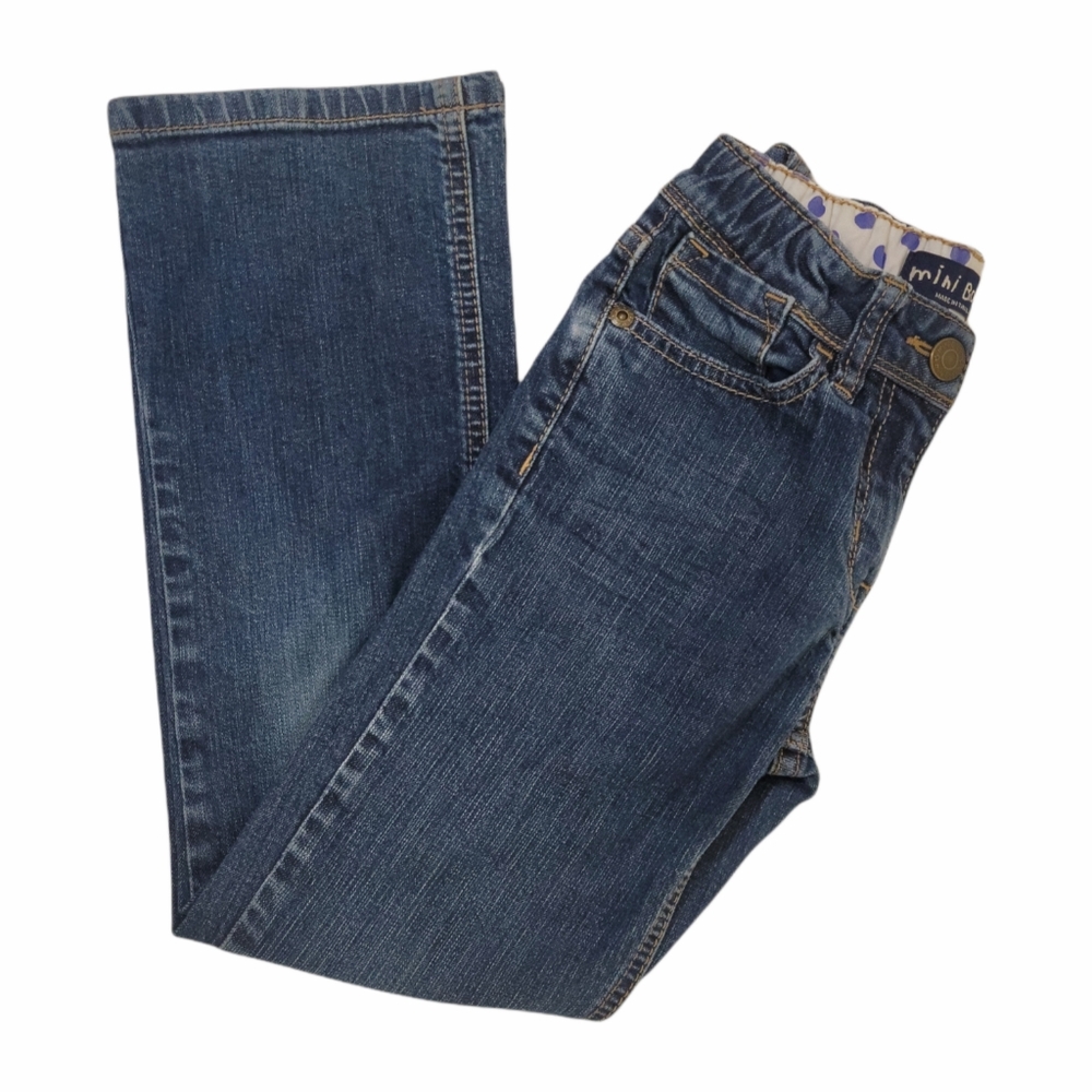 Mini Boden Adjustable Waist Jeans